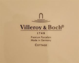 Villeroy & Boch, set of plates. 8