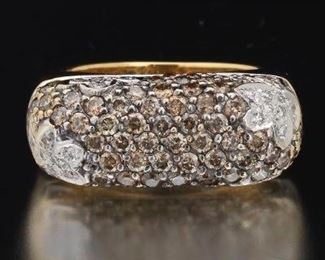 18K LeVian Diamond Fashon Ring