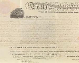 1828 Pennsylvania Land Patent