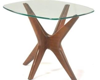Adrian Pearsall Walnut Jacks Side Table