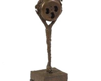 Bronze Sculpture of a Ship Deadeye