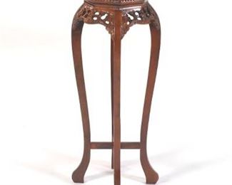 Chinese Carved Wood Plant Stand