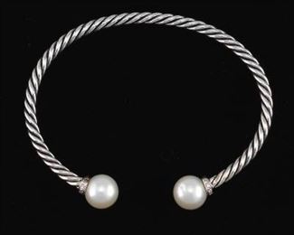 David Yurman Sterling Cable Bracelet