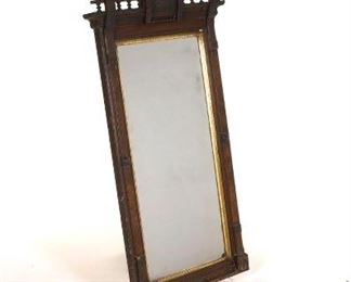 Eastlake Carved Wood Mirror