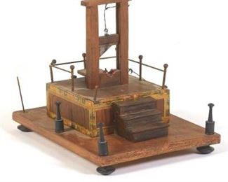 Folk Art Guillotine Cigar Cutter