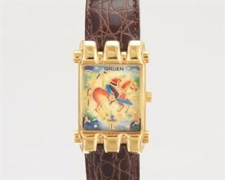 Gruen Polo Player in Original Box 