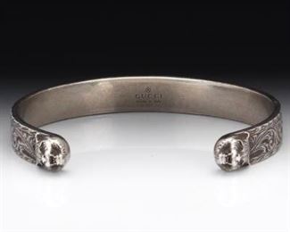 Gucci Garden Sterling Silver Feline Bracelets 