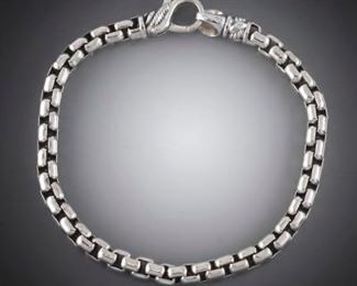 John Hardy Sterling Box Link Bracelet