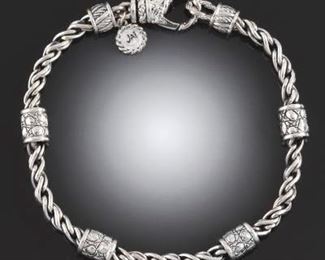 John Hardy Sterling Station Bracelet