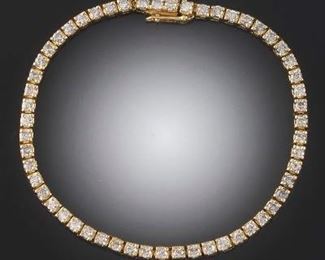 Ladies Diamond Tennis Bracelet 