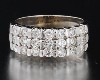 Ladies 1.00 Carat Diamond Band 