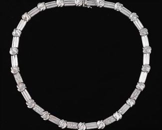 Ladies Diamond and Gold Necklace 