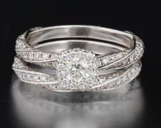 Ladies Diamond Engagement Set 