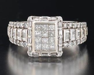 Ladies Gold and Diamond Ring 