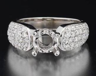 Ladies Gold and Diamond Setting 