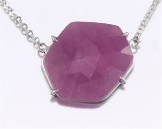 Ladies Gold and Ruby Necklace 