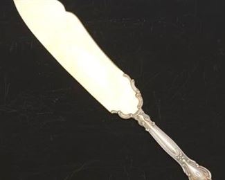 Large Gorham Chantilly Sterling Ice Cream Slicer, ca. Late 19th Century 