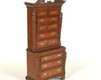 Maitland Smith Nine Drawer Jewelry Chest