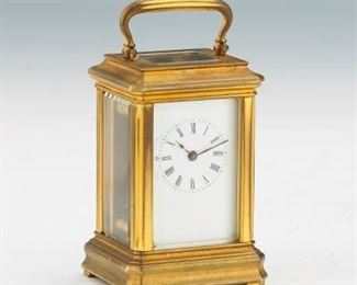 Miniature Carriage Clock Retailed By J. W. Benson 