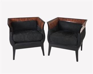 Pair of Orlando DiazAzcuy Chalice Chairs