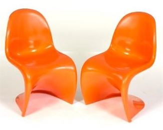 Pair of Verner Panton Chairs for Herman Miller