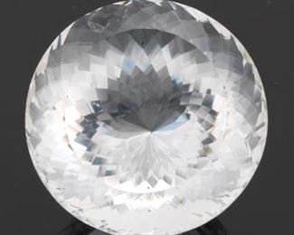 Unmounted 177.33 Carat Rock Crystal Round Cut Gem