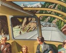 Western Pacific, The Vista Dome California Zephyr Poster