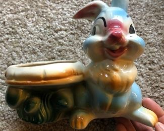 Disney 'Thumper' vase/planter. Stamped by Disney Co. on the bottom. $5