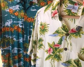 Hawaiian shirts. Princess Cruises brand. Great lightweight material. $5 each.