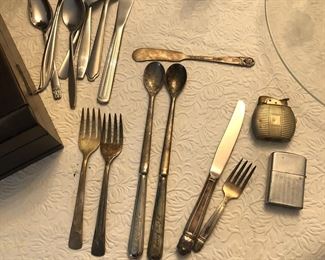 Silverplate items.