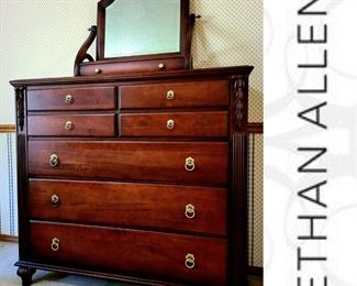 Ethan Allen Mirroreed Dresser $395 or bid #32