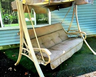 Patio Swing $125 or bid #10