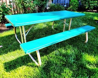Folding Picnic Table, excellent condition $98 or bid #12 