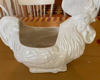 Ceramic rooster