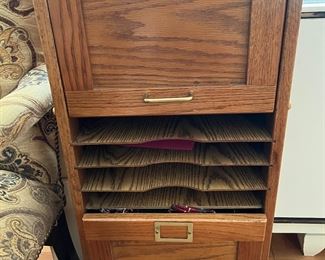 Double decker filing cabinet
