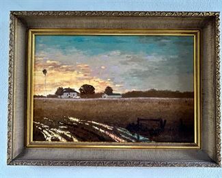 Oil on Canvas Landscape painting by William K. Hurt
