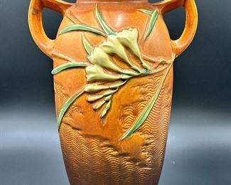 1940's Roseville Pottery Large Floor Vase 128-15