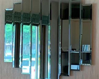 Art Deco Beveled Mirror. 