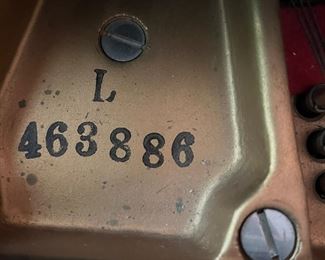 Model number for the Steinway piano