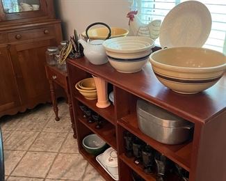 crocks, bowls and kitchen wares