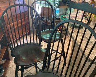 Very nice tall back stools/chairs (Pub height) by Riverbend Chair Co.