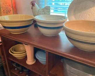 Yellow ware bowls
