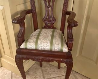Child sized Chippendale style chair