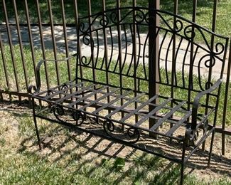 metal bench