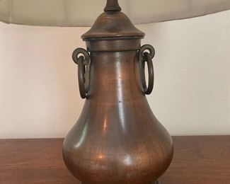 There are a pair of these copper lamps