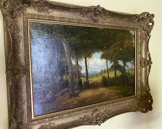 Original Oil, 19th Century, Artist unknown, although we did not take out of frame.