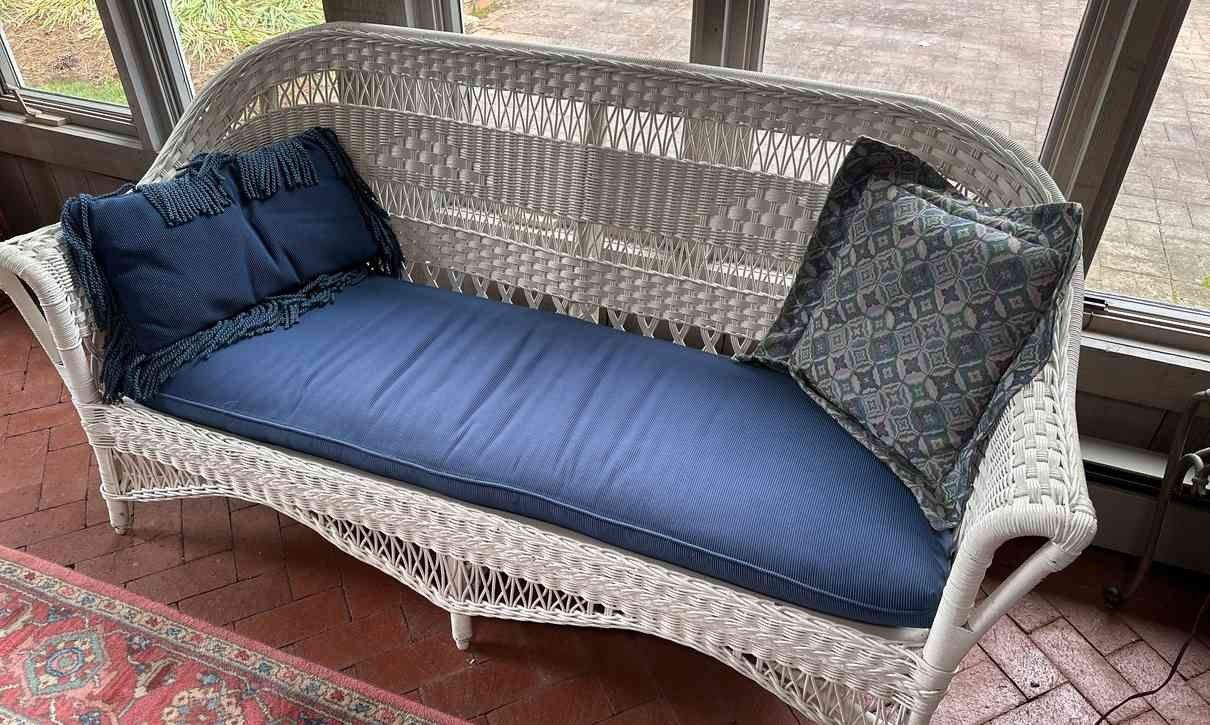 Wicker Loveseat