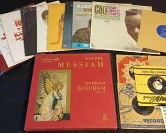 Assorted Genre Vinyl Records 12s, 45s