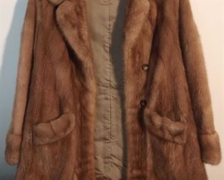 Womens Genuine Fur Coat SM