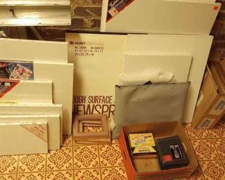 Assortment of Art Supplies